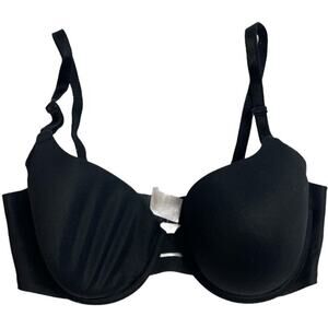 Warners Black Wire T-Shirt Bra Women's Size 34C
